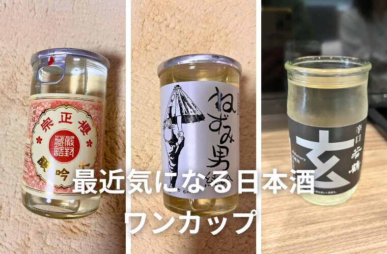 最近気になる日本酒ワンカップ